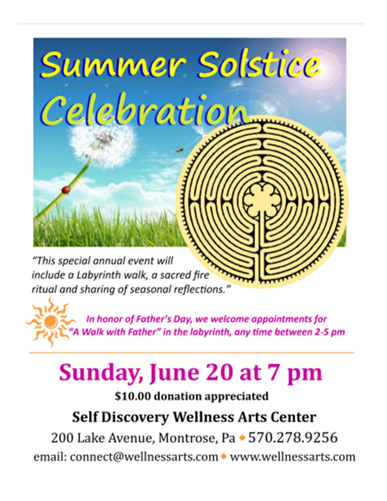 Summer Solstice Celebration 2021