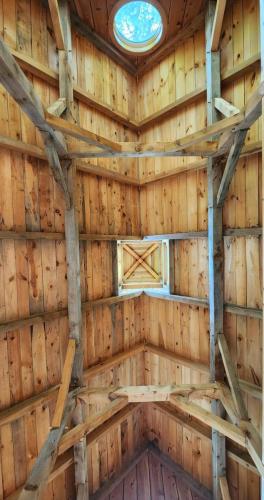 Wellness Arts Center Carriage House ceiling